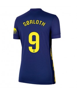 Günstige Atletico Madrid Alexander Sorloth #9 Auswärtstrikot Damen 2025-26 Kurzarm